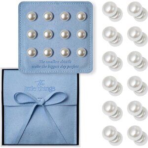 The Little Things Double-Sided Pearl Veil Weights Set of 12 Non-Damaging Weights